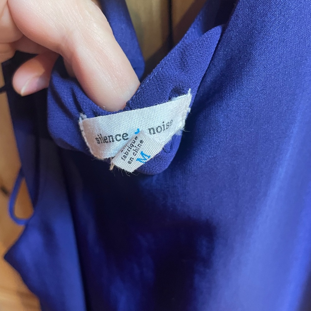 Deep Purple 100% Polyester Spaghetti Strap Maxi - image 4